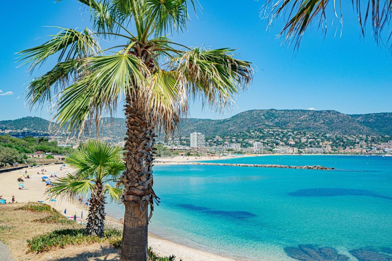 בורם-לה-מימוזה Studio Cabine Climatise 800 M De La Plage Et Des Commerces מראה חיצוני תמונה